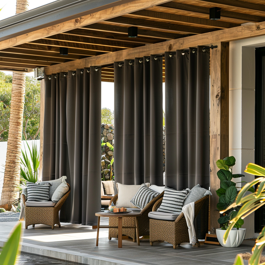 Premium Balcony Curtains for Elegant Outdoor Living Spaces